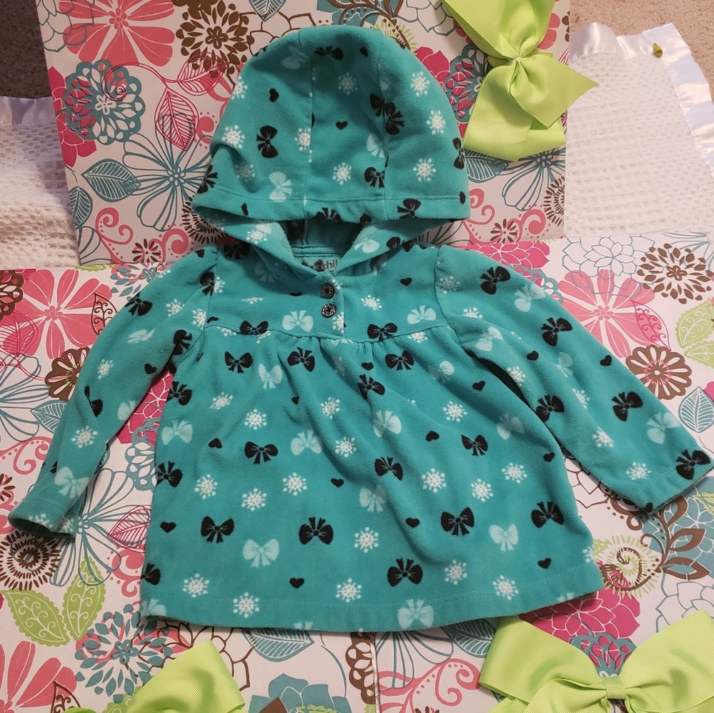 Fleece 18 mo girl Child of Mine Carter's hoodie
